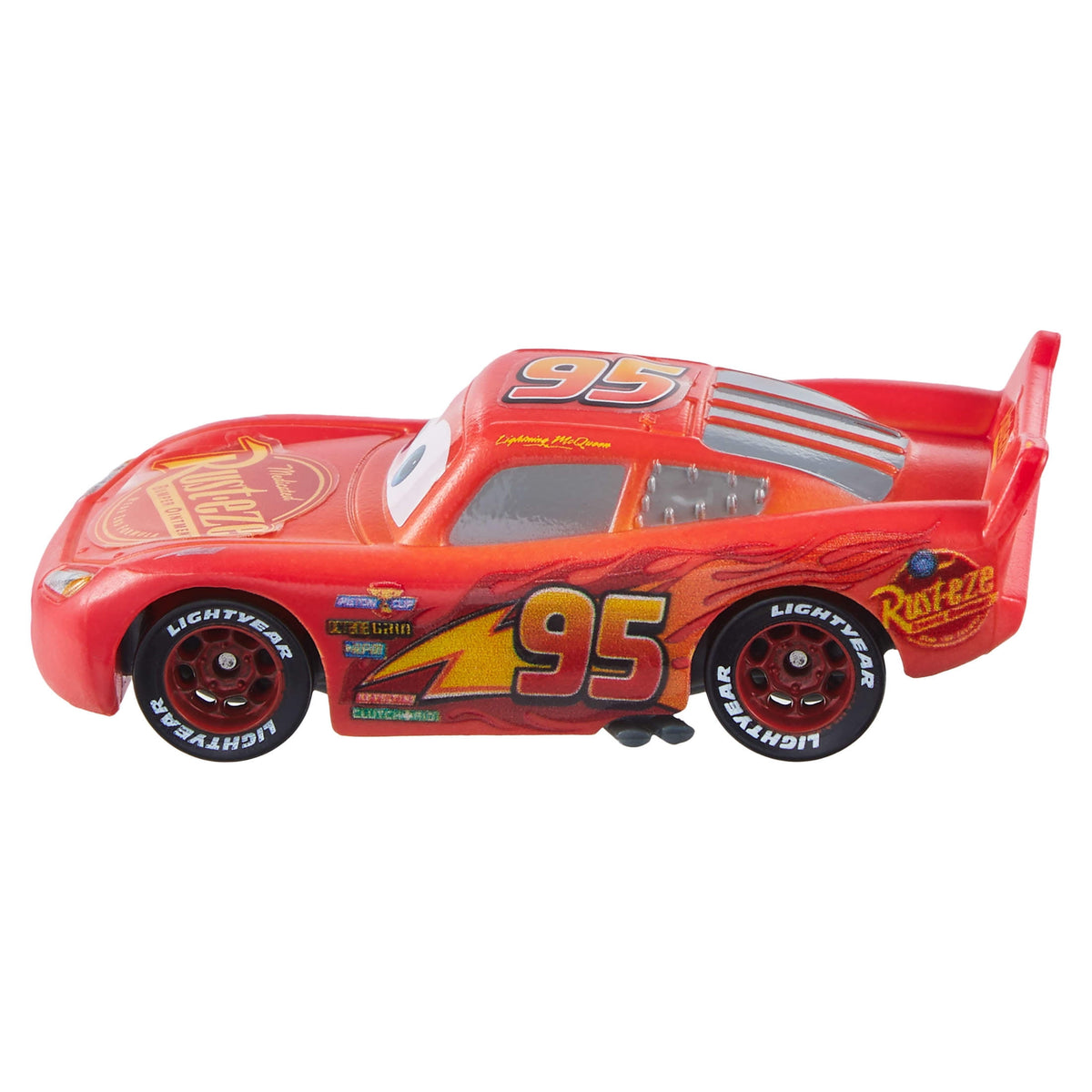 Disney and Pixar Cars Color Changers 1:55 Scale Lightning McQueen (Yellow) Toy Car