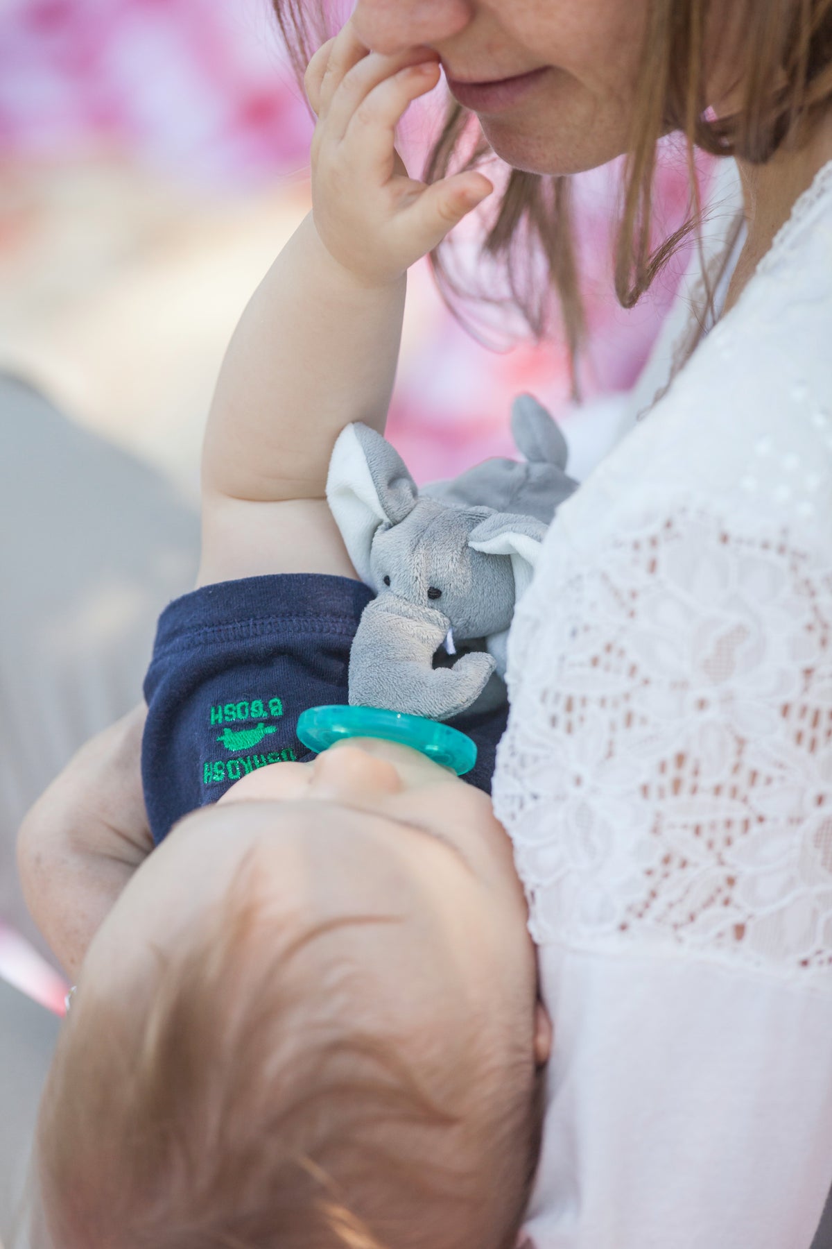 WubbaNub Infant Pacifier - Grey Elephant