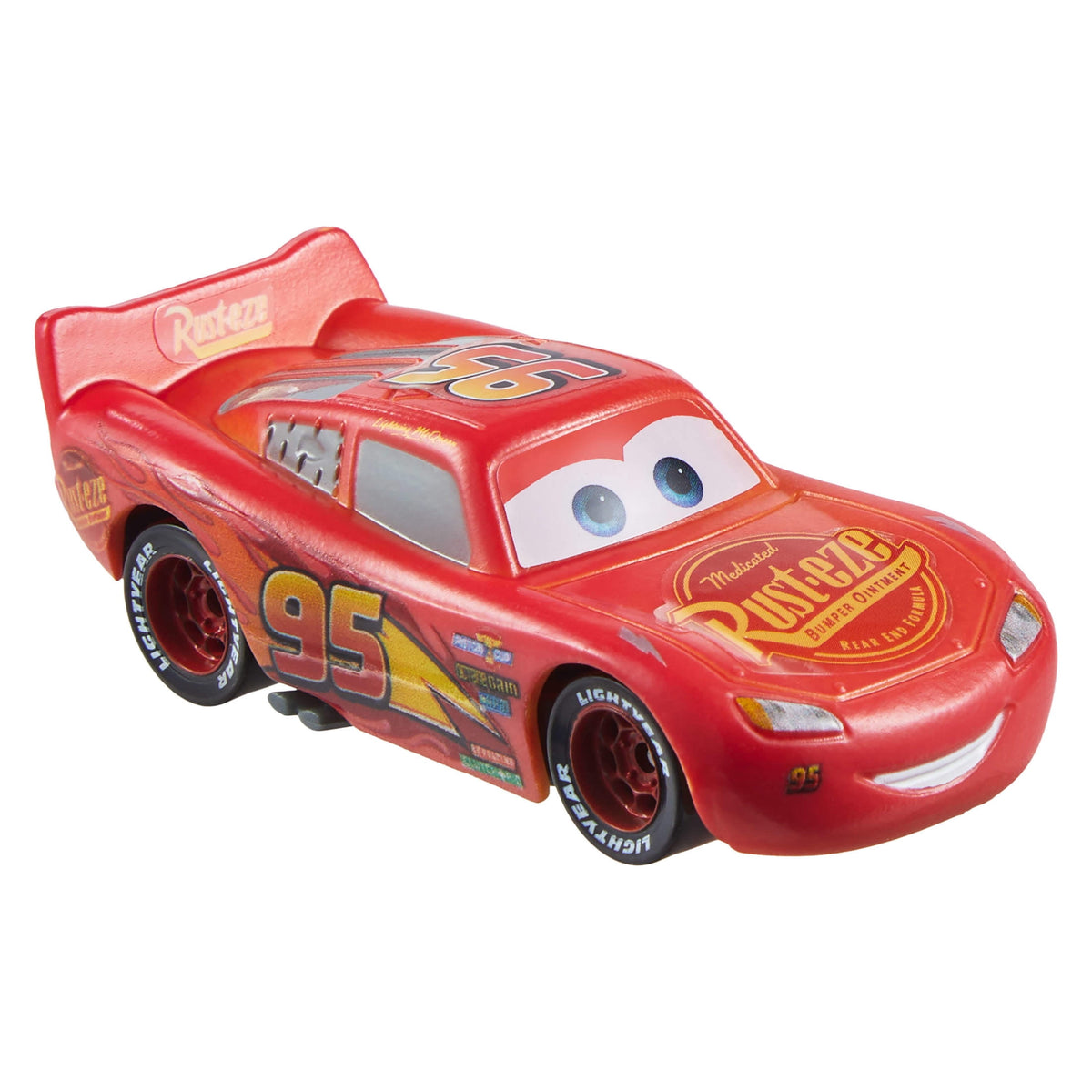 Disney and Pixar Cars Color Changers 1:55 Scale Lightning McQueen (Yellow) Toy Car