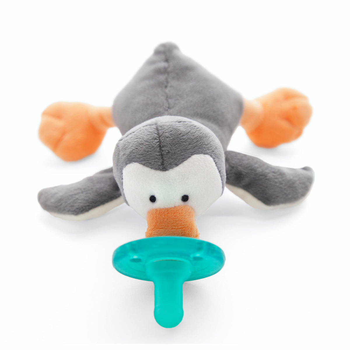 WubbaNub Infant Pacifier - Grey Penguin