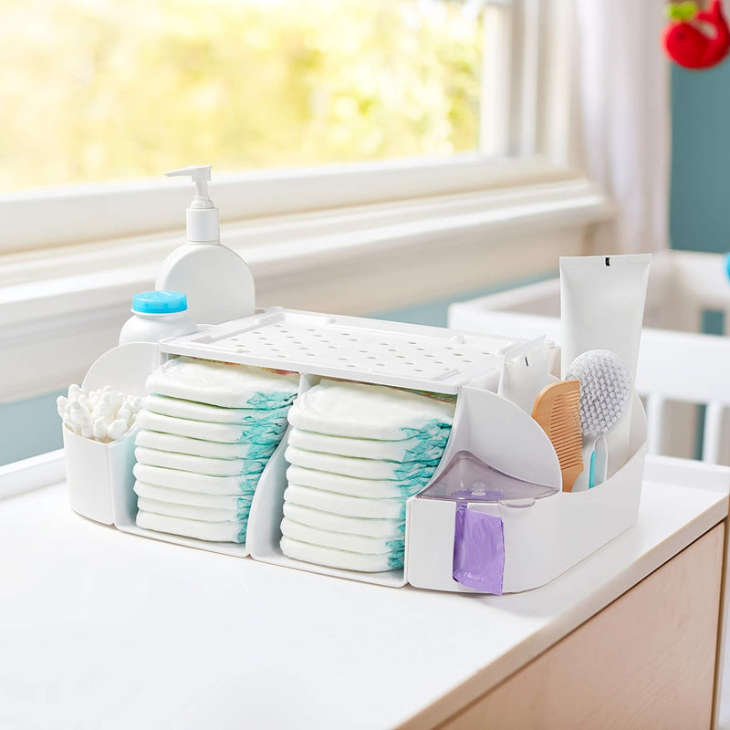 Munchkin Warm Glow Wipe Warmer with Diaper Change Organizer