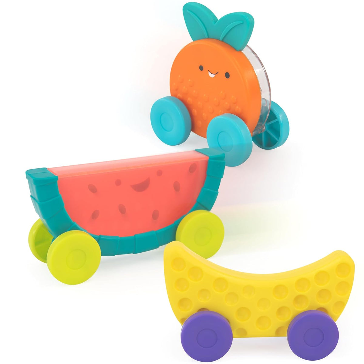 SASSY STACKIN' Fruit Action Cars