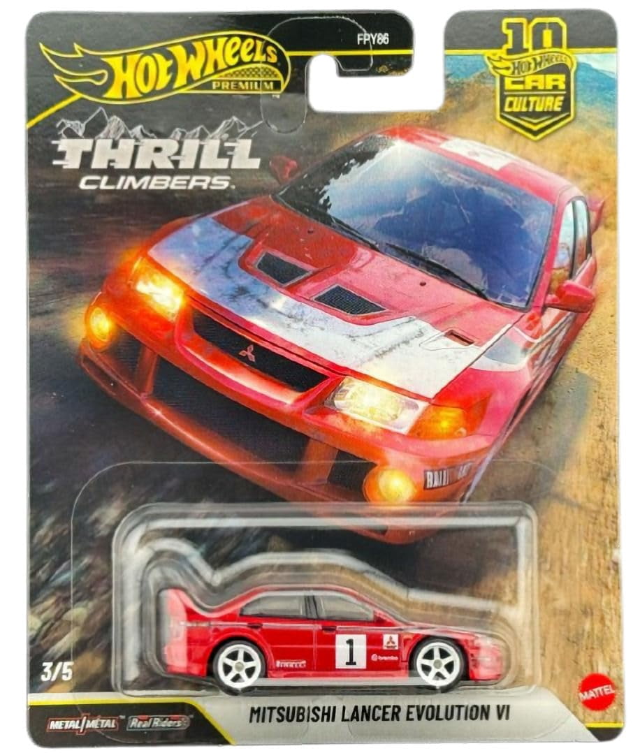 Hot Wheels Premium Thrill Climbers 5-Car Set, Car Culture