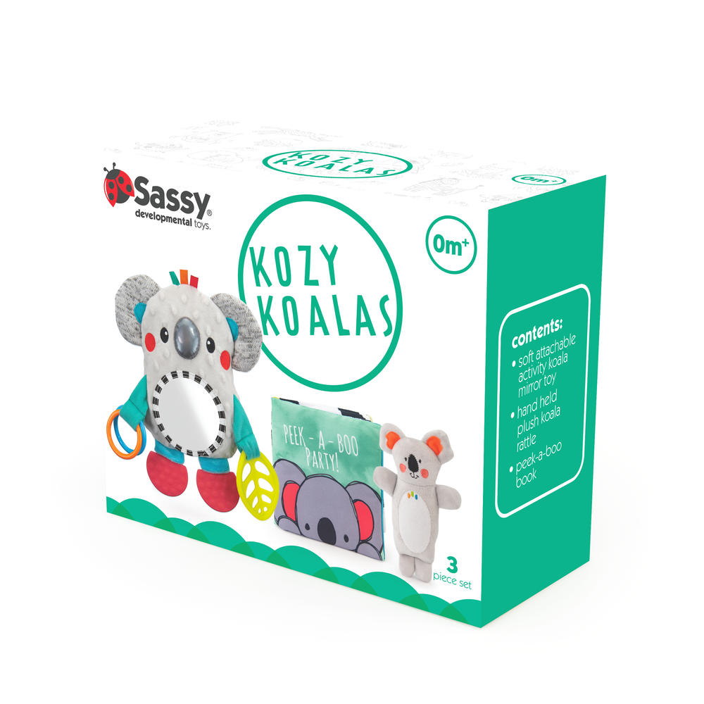Sassy kozy koalas gift box 3 piece set