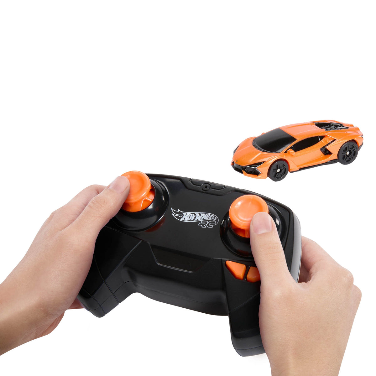 Hot Wheels RC 1:64 Scale Lamborghini Revuelto, Battery-Powered Remote Control & Rechargeable Car - view 3