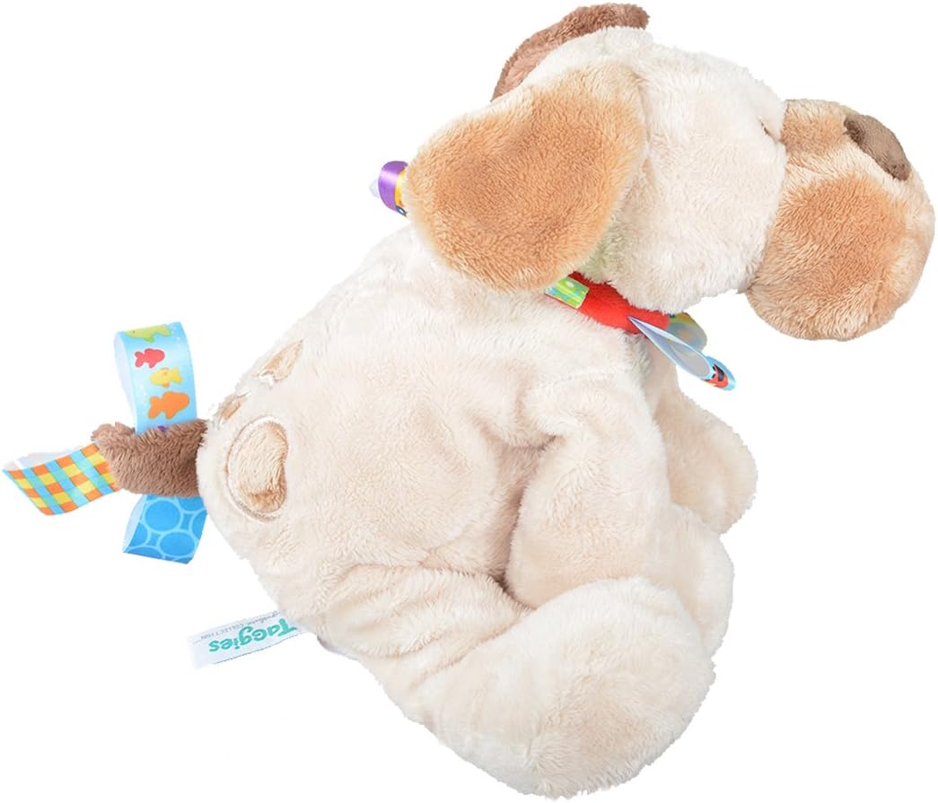Mary Meyer Taggies Buddy Dog, Brown / Beige Soft Toy, 12"