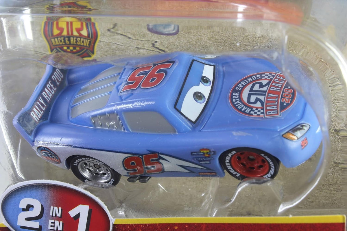 Disney and Pixar Cars Color Changers 1:55 Scale Lightning McQueen (Blue) Toy Car - view 5