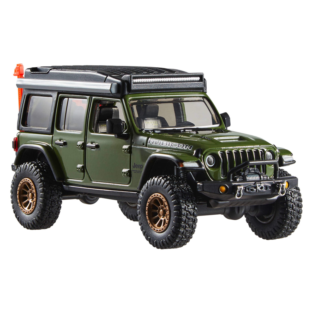 Hot Wheels Premium 1:43 Scale Real Riders Jeep Wrangler Die-Cast Car - view 2