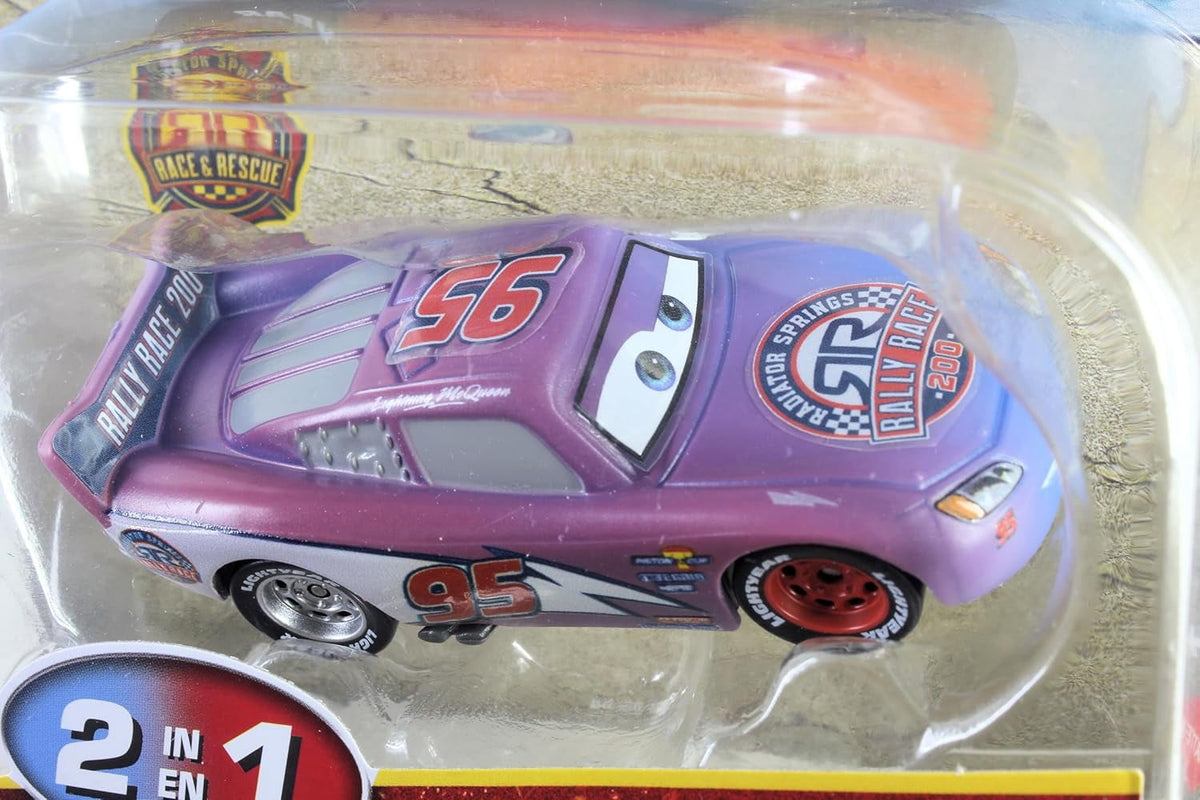 Disney and Pixar Cars Color Changers 1:55 Scale Lightning McQueen (Blue) Toy Car