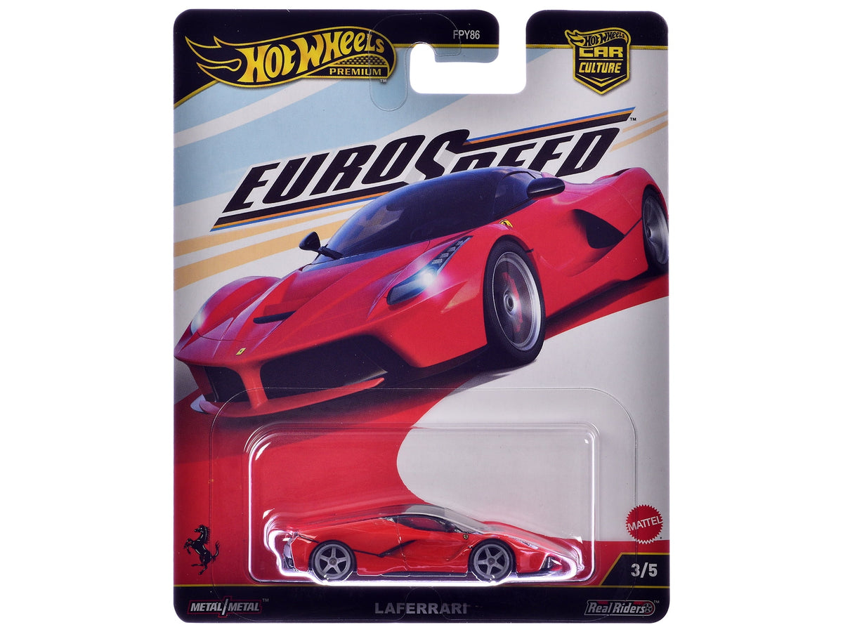 "Euro Speed" 5 piece Set "Car Culture" 2025 Series L Diecast Model Cars by Hot Wheels - view 4