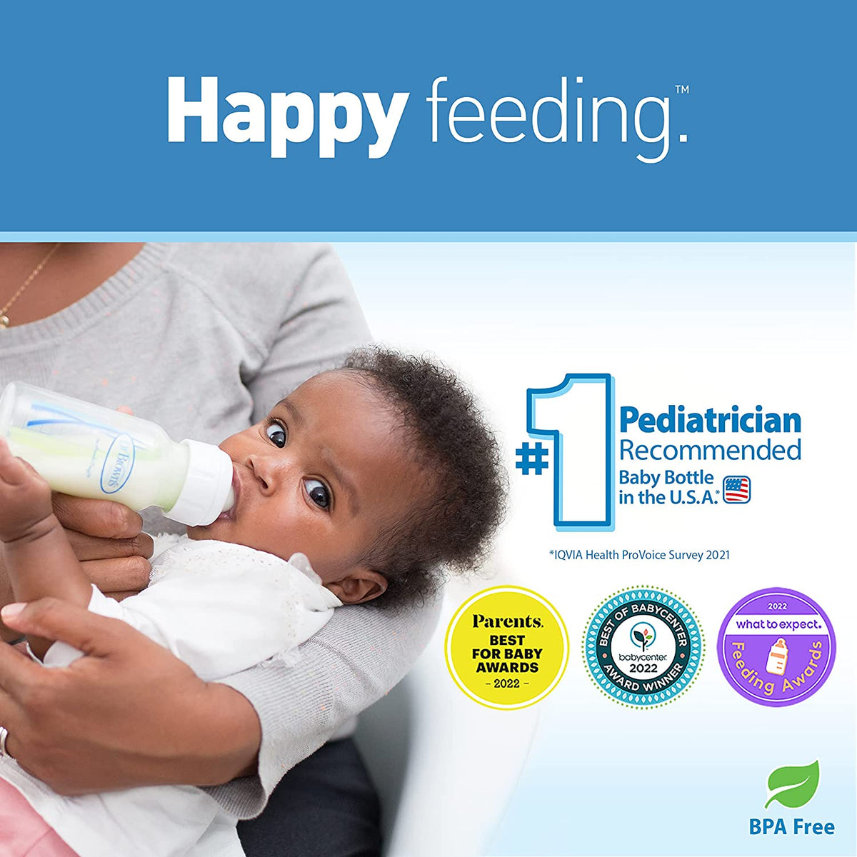 Dr. Brown's 14 Piece Options+ Slow Flow Preemie and Newborn Anti-Colic Bottle Set with 4oz Bottles and HappyPaci - Green