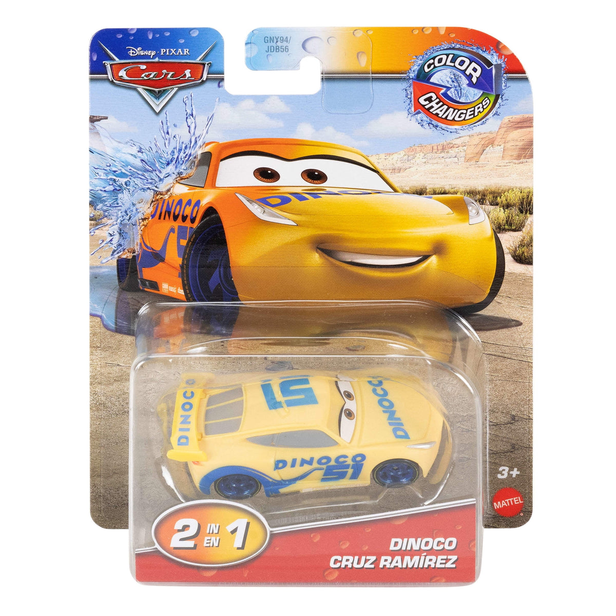 Disney and Pixar Cars Color Changers 1:55 Scale Cruz Ramirez Toy Car