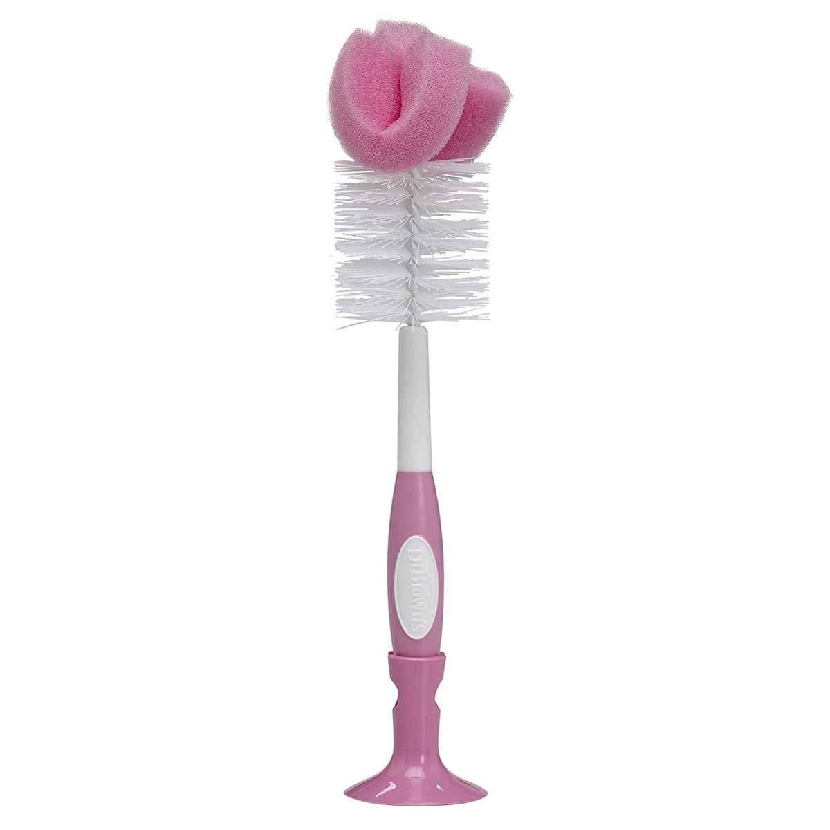 Dr. Browns Baby Bottle Brush, 2 Pack, Pink