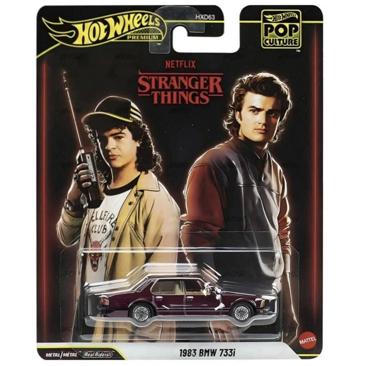 Hot Wheels 1983 BMW 733i Stranger Things Pop Culture Premium