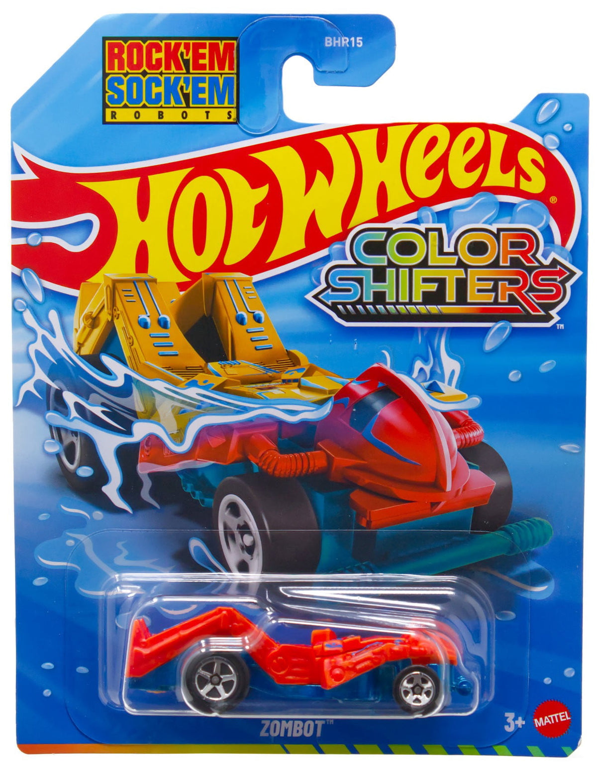 Hot Wheels Color Shifters Zombot Diecast Car