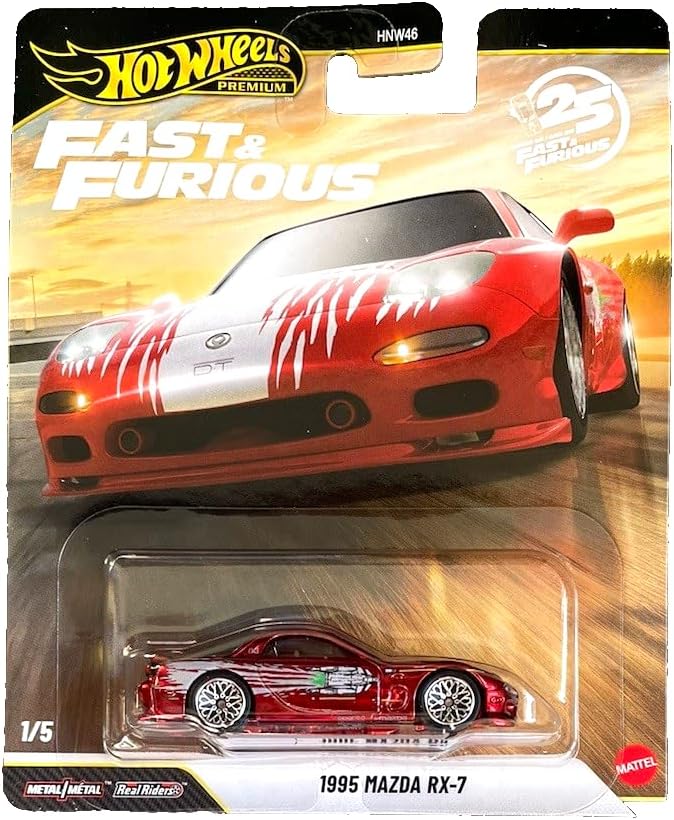 Hot Wheels 2026 Fast & Furious Premium Mix 2 Mazda RX-7 Chase 1/5