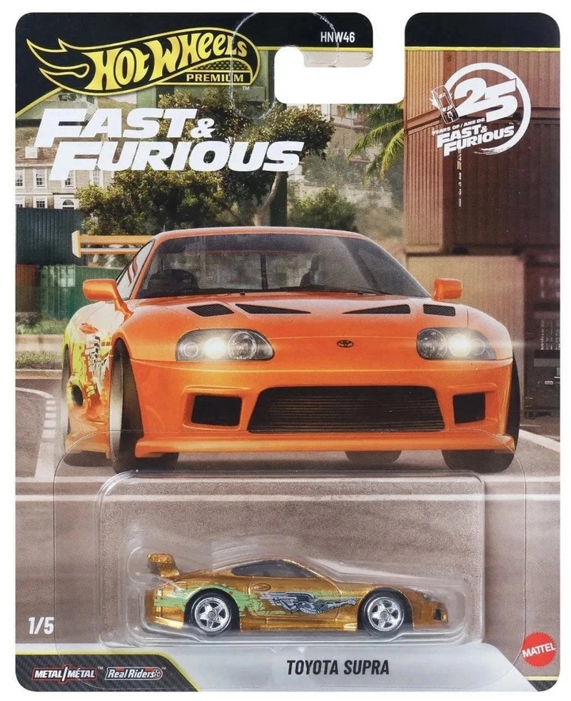 Hot Wheels 2026 Premium Fast & Furious 25 Year Anniversary Toyota Supra Chase Car