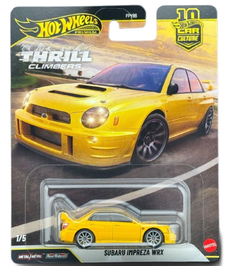 Hot Wheels Premium Thrill Climbers 5-Car Set, Car Culture