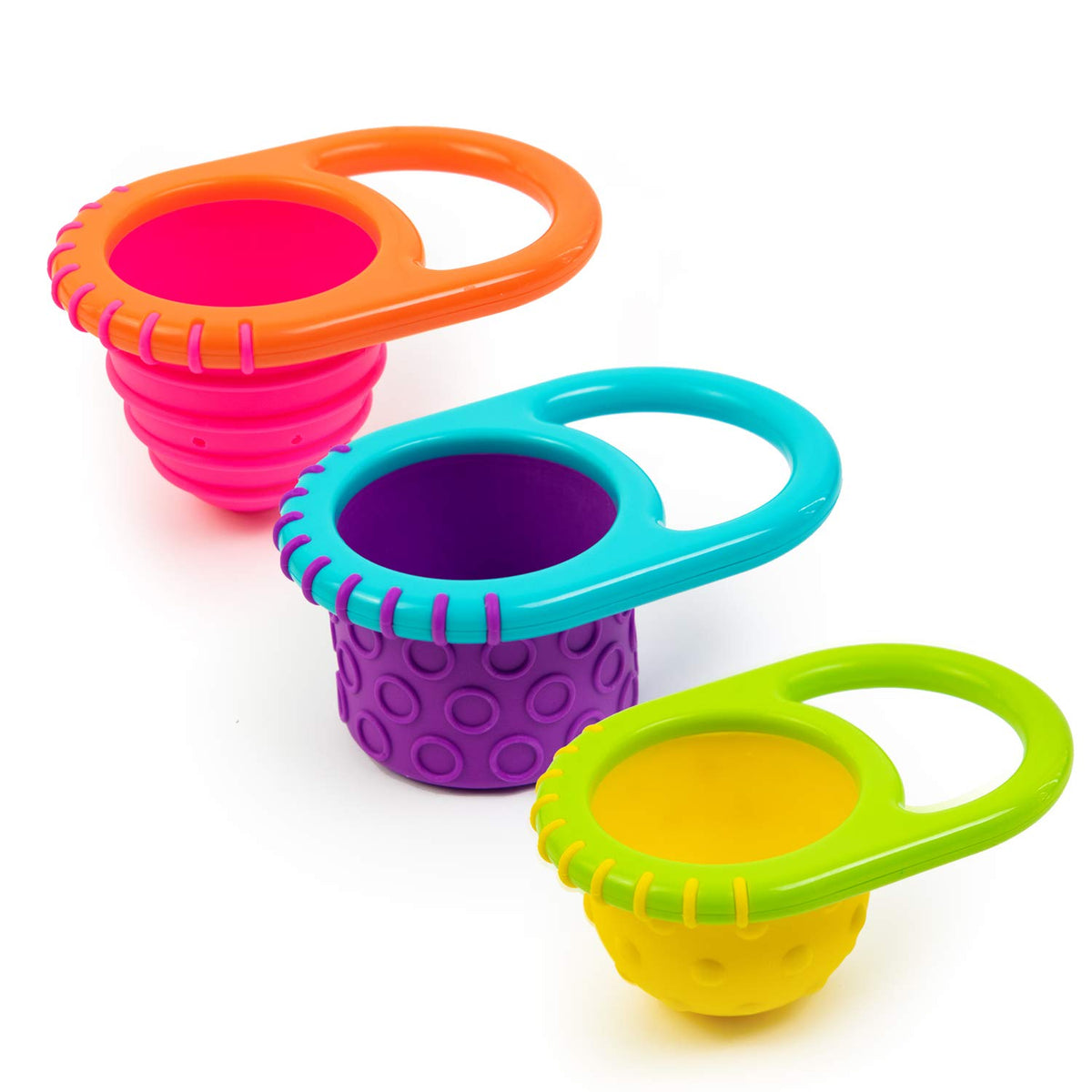 Sassy Flex & Fill Cups 3 Piece Bath Toys