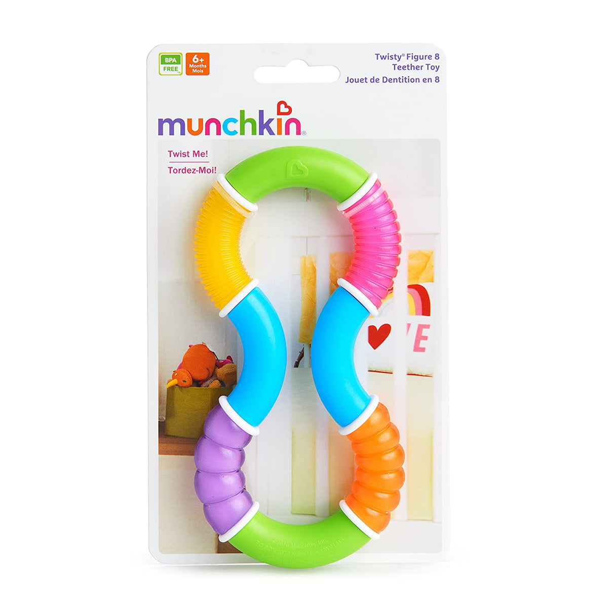 Munchkin Twisty Figure 8 Multi-textured Teether Toy