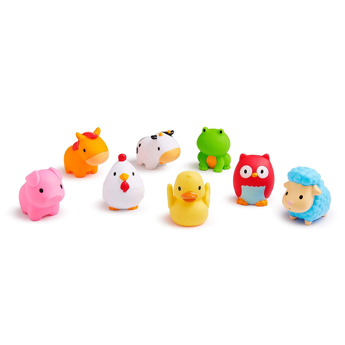 Munchkin Farm Animal Squirts Baby Bath Toy, 8 Pack