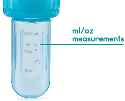 NUBY EZ Squee-Z Silicone Self Feeding Baby Food Dispenser - Color may vary