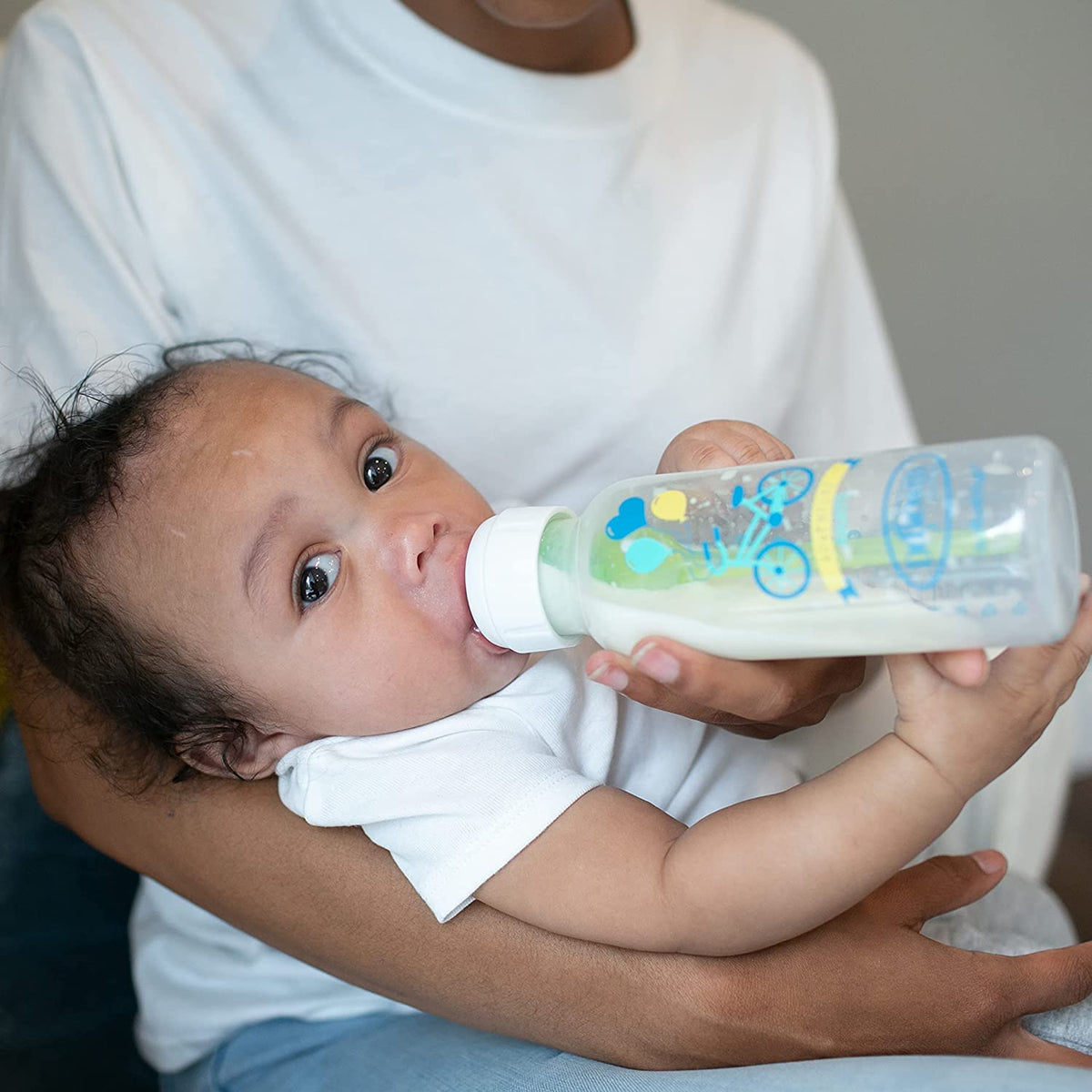 Dr. Brown's Natural Flow Anti-Colic Options+ Narrow Baby Bottles 8 oz, 4 Pack, Dream Adventure