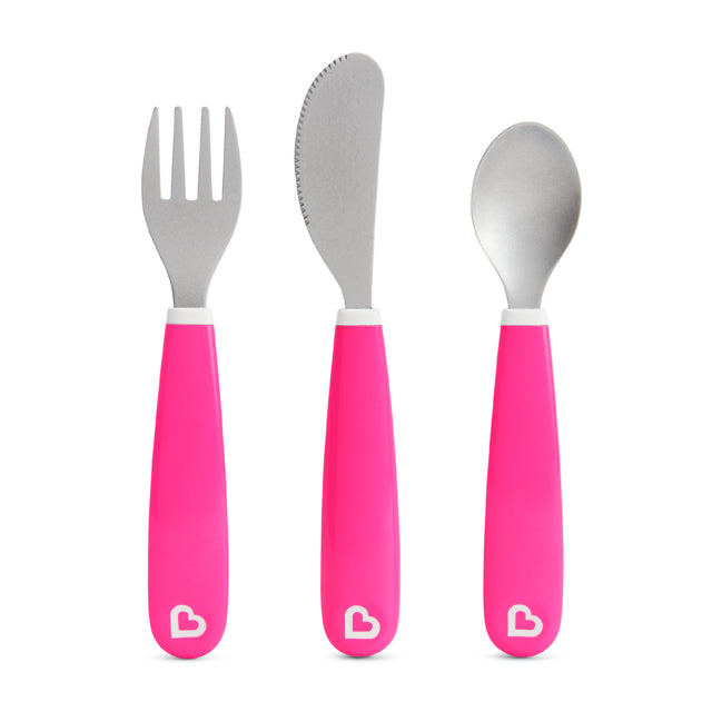 Munchkin Splash Toddler Fork, Knife and Spoon Set