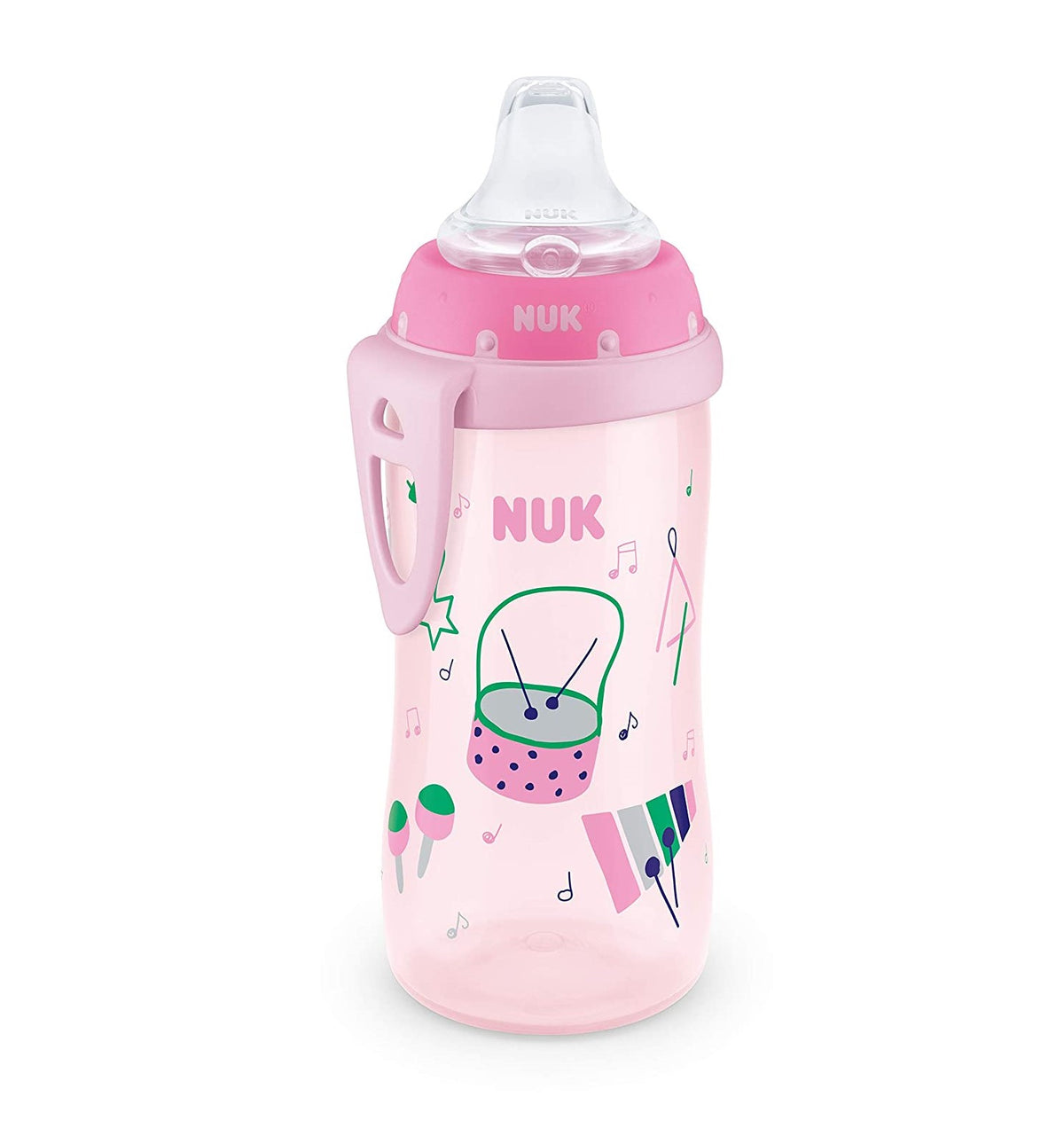 NUK Pink Music Active Cup, 10oz, 2 Pack