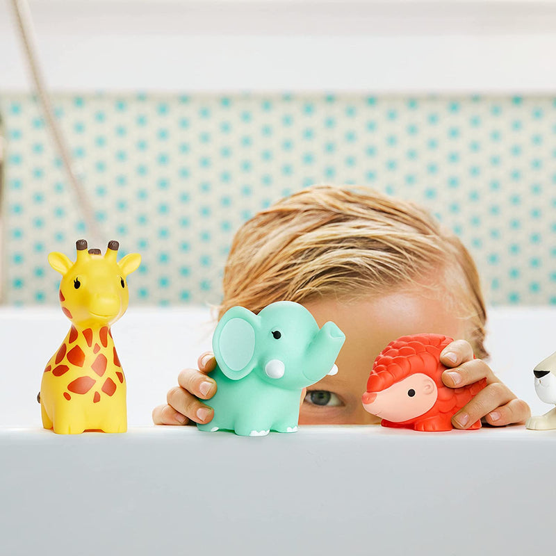 Munchkin Wild Animal Baby Bath Toy Squirts, 8 Pack
