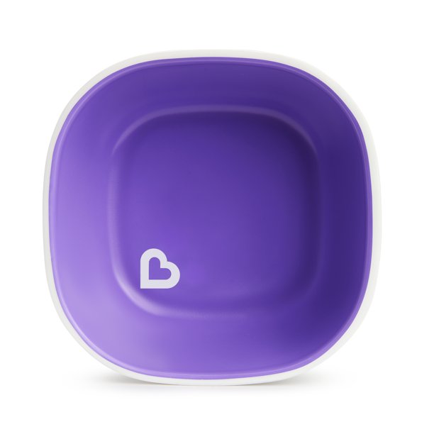 Munchkin 3 Pack Toddler Splash Bowl Set, Purple