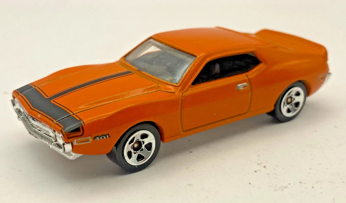 Hot Wheels Premium Car Culture 2 Pack 1:64 Scale, AMC Javelin and AMC Rebel Machine, Real Riders Tires Metal/Metal Chassis Collectors