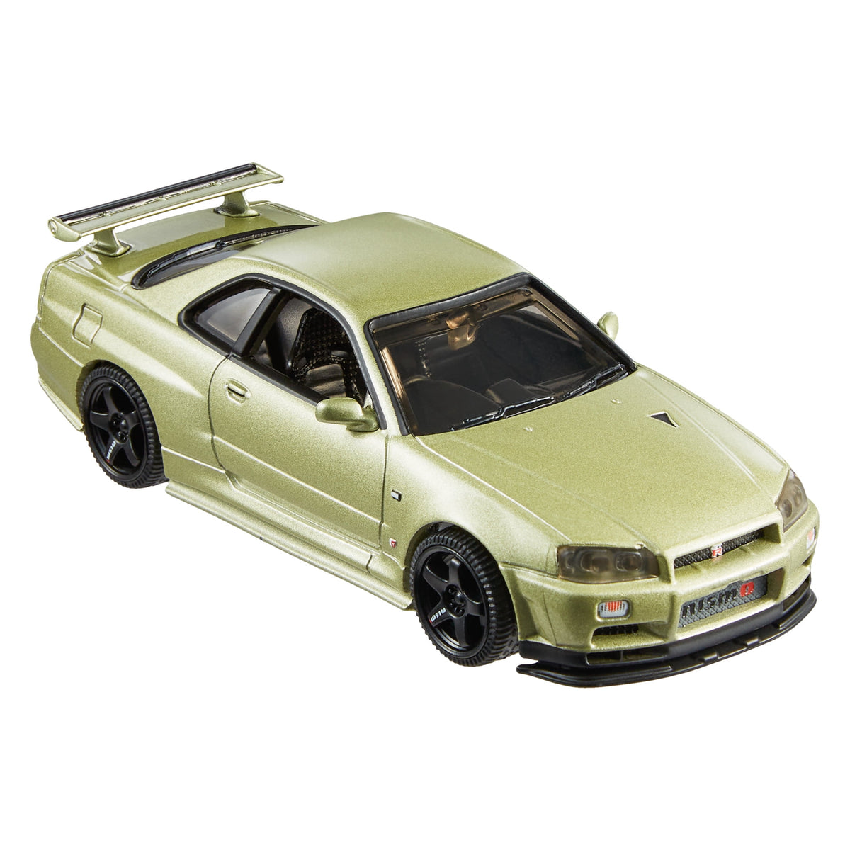 Hot Wheels Premium 1:43 Scale Real Riders Nissan Skyline GT-R BNR34 V-Spec II Nür with NISMO Parts Die-Cast Car - view 4