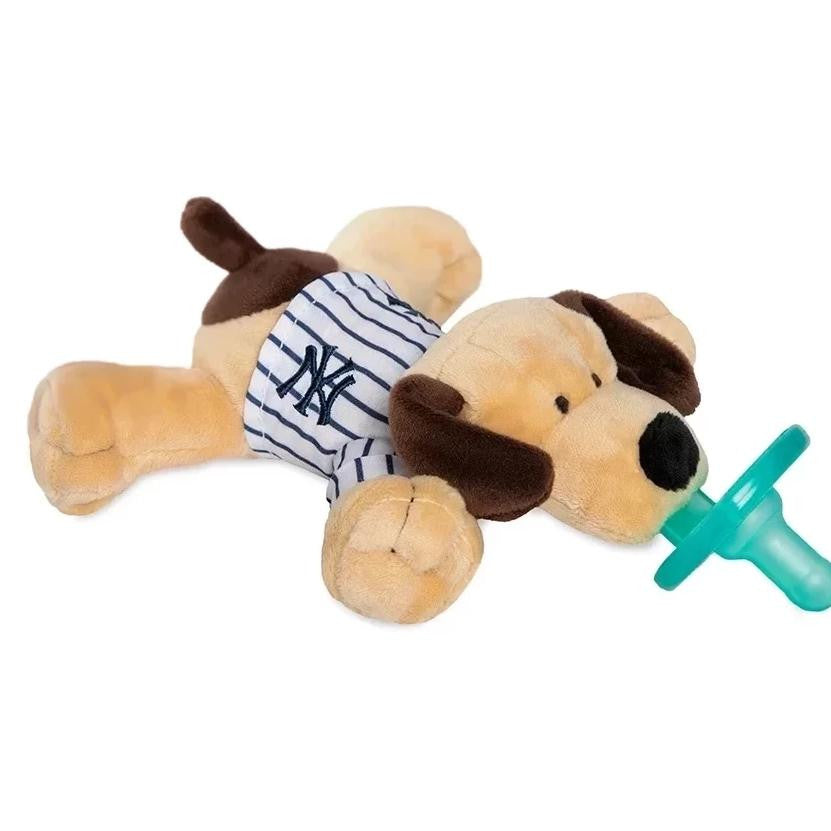 WubbaNub Infant Pacifier - MLB New York Yankees Pinstripe Puppy