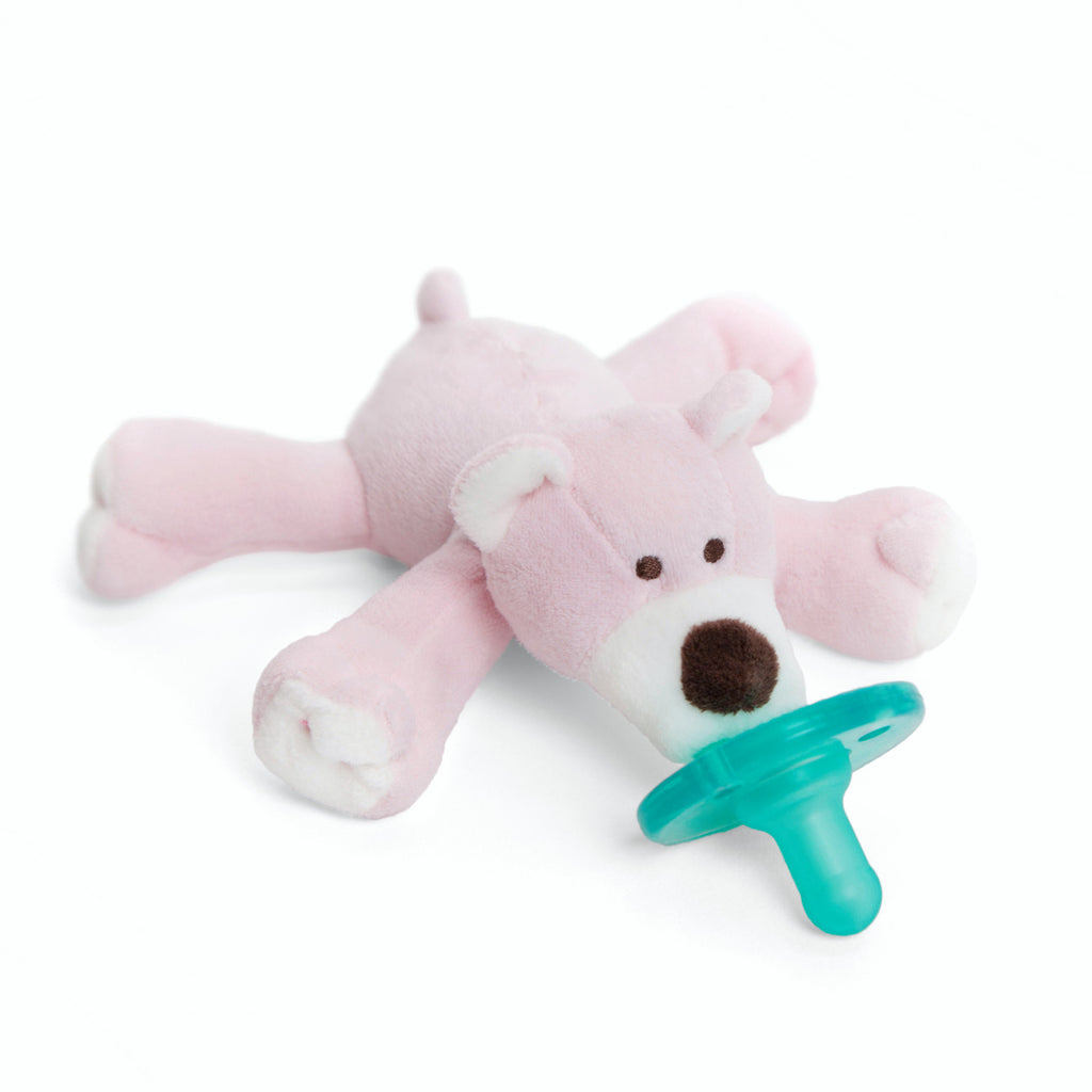 WubbaNub Infant Pacifier - Pink Bear