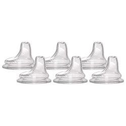 NUK Replacement Silicone Spout, 6 Pack