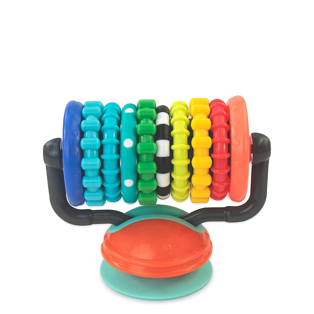 Sassy Eco Rings Around Tray Toy | Made Green with Plant-Based Plastic | 6+ Months