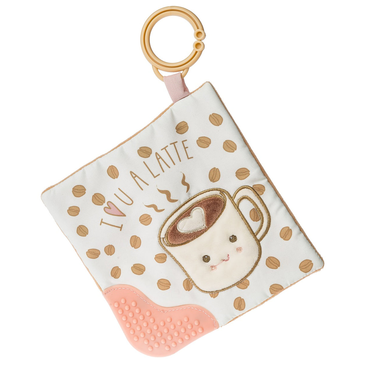 Mary Meyer Sweet Soothie Latte Crinkle Teether - 6x6