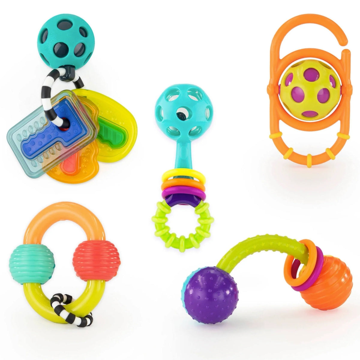Sassy Shake, Rattle & Chew Baby Box - 4+ Months