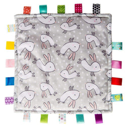 Mary Meyer Taggies Original Blanket, 12 X 12", Comfy Bunnies