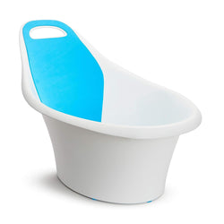 Munchkin Sit & Soak Baby Bath Tub, 0-12 Months, White, 25 x 16.25 x 15 Inch