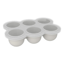 Kushies SiliFreeze Silicone Tray Food Storage White 6 pods