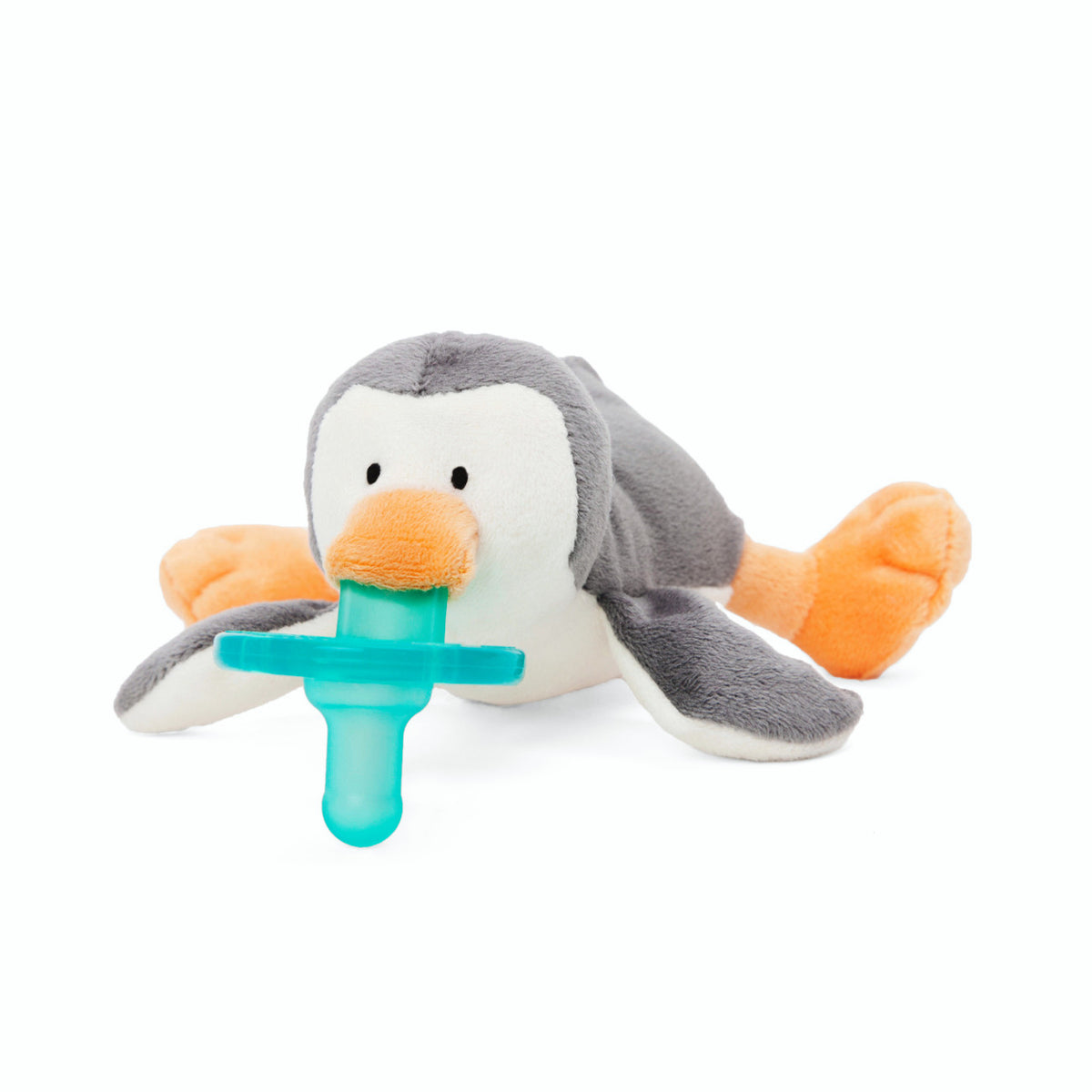 WubbaNub Infant Pacifier - Grey Penguin