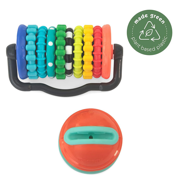 Sassy Eco Rings Around Tray Toy | Made Green with Plant-Based Plastic | 6+ Months