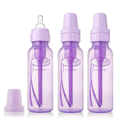 Dr. Brown's Natural Flow Anti-Colic 8 oz. Bottles, Lavender, 3 Pack