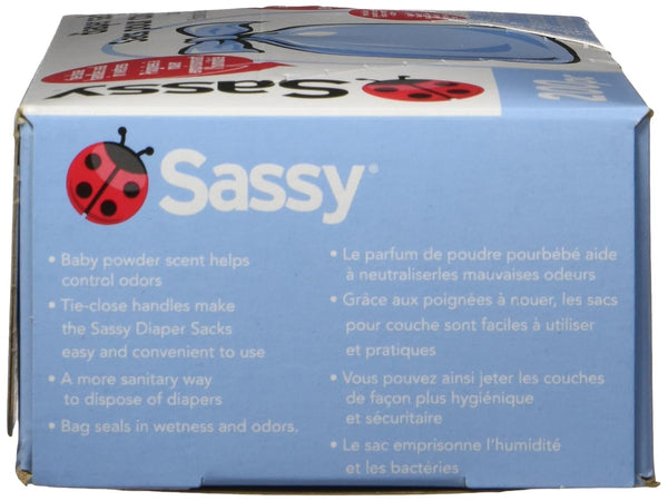 Sassy Baby Disposable Diaper Sacks, 200 Count, Pack of 3 (Total 600 Count)