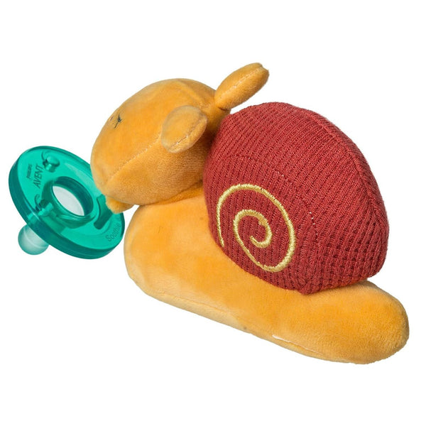Mary Meyer WubbaNub Infant Pacifier, 6-Inches, Skippy Snail
