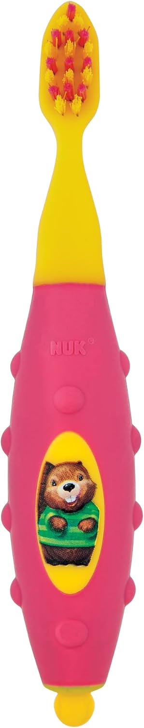 NUK Toddler Tooth and Gum Cleanser with Toothpaste Pink