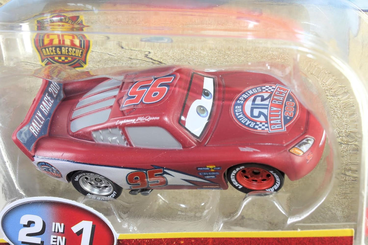 Disney and Pixar Cars Color Changers 1:55 Scale Lightning McQueen (Blue) Toy Car - view 3