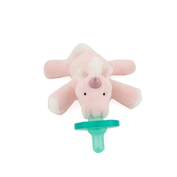 WubbaNub Infant Pacifier - Star The Pink Unicorn